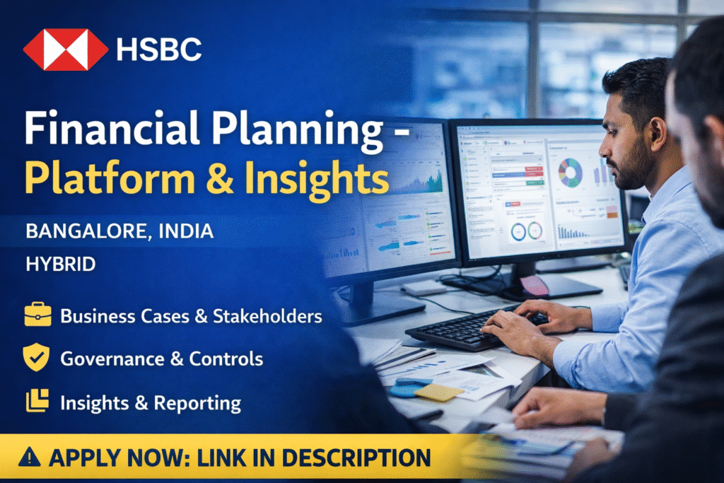 HSBC Financial Planning Platform and Insights Bangalore