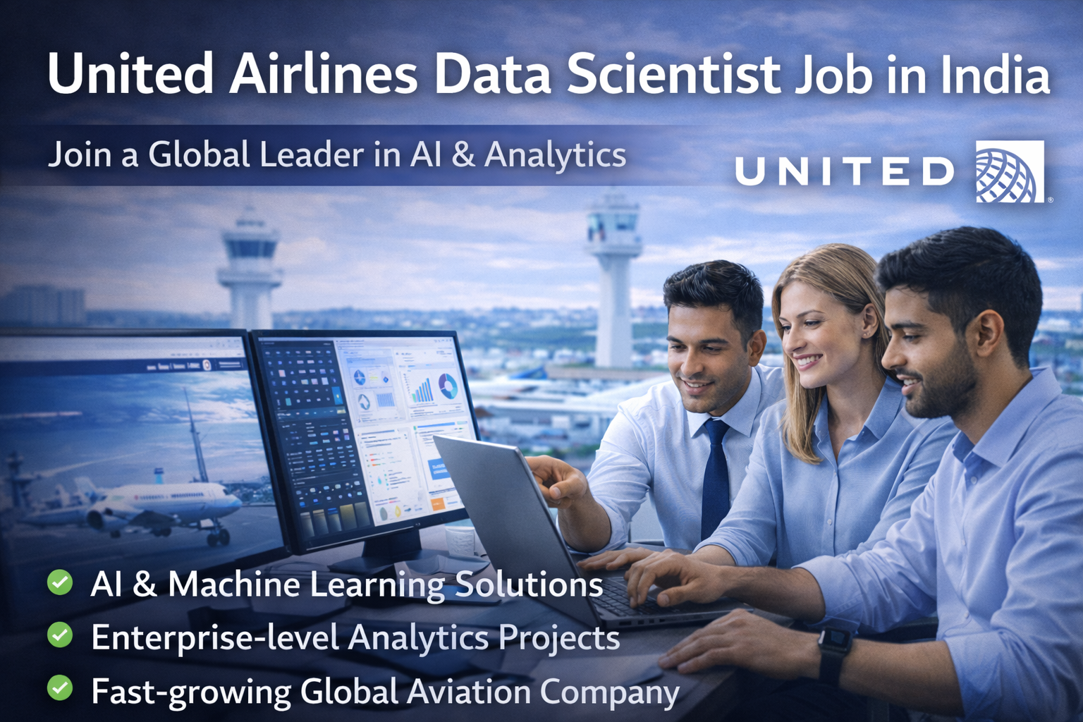 United Airlines Data Scientist Job in India