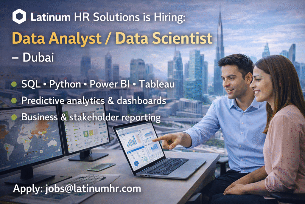 Data Analyst Data Scientist Job in Dubai
