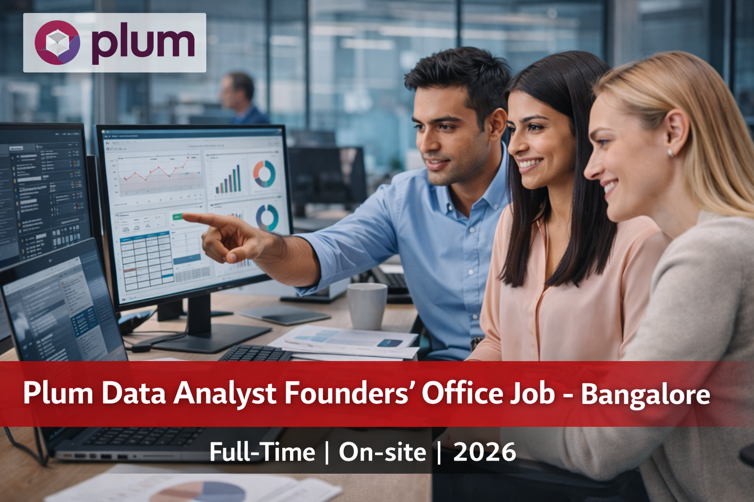 Plum Data Analyst Founders Office Job in Bangalore