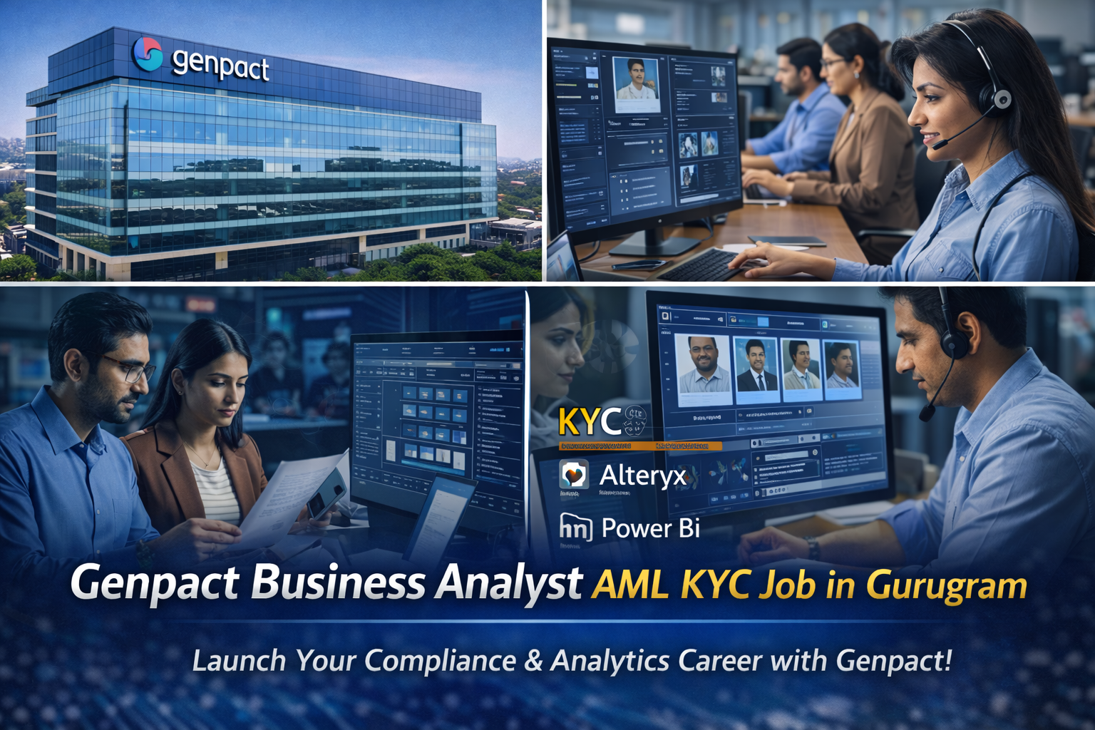 Genpact Business Analyst AML KYC Job in Gurugram