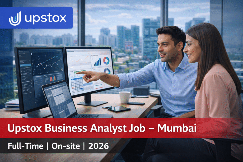 Upstox Business Analyst Job in Mumbai