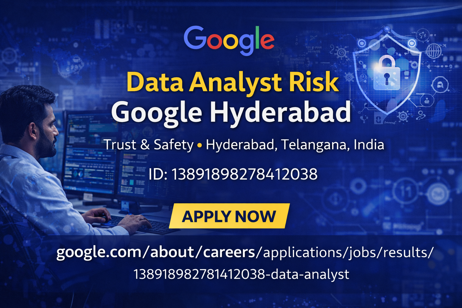 Data Analyst Risk Google Hyderabad