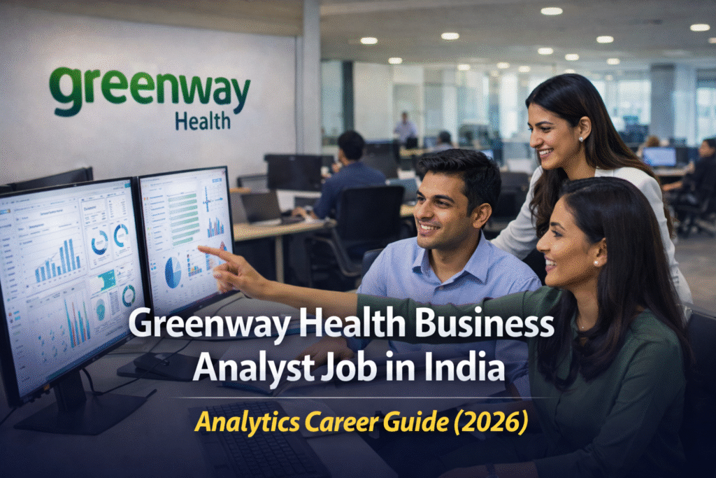 Greenway Health Business Analyst Job in India
